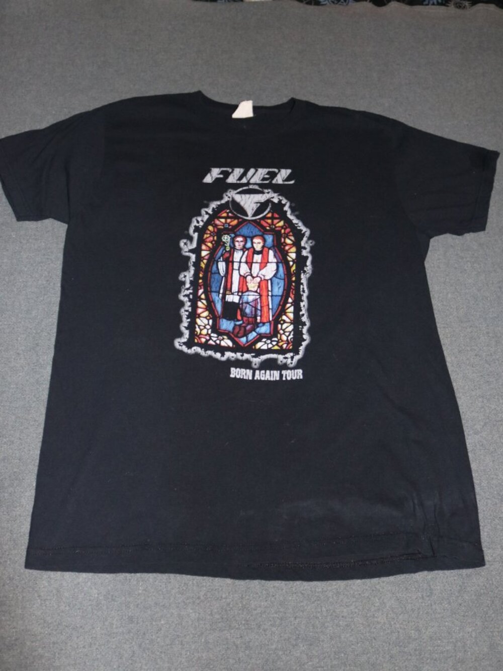 FUEL T-shirt Womens L Concert Born Again Tour 2011